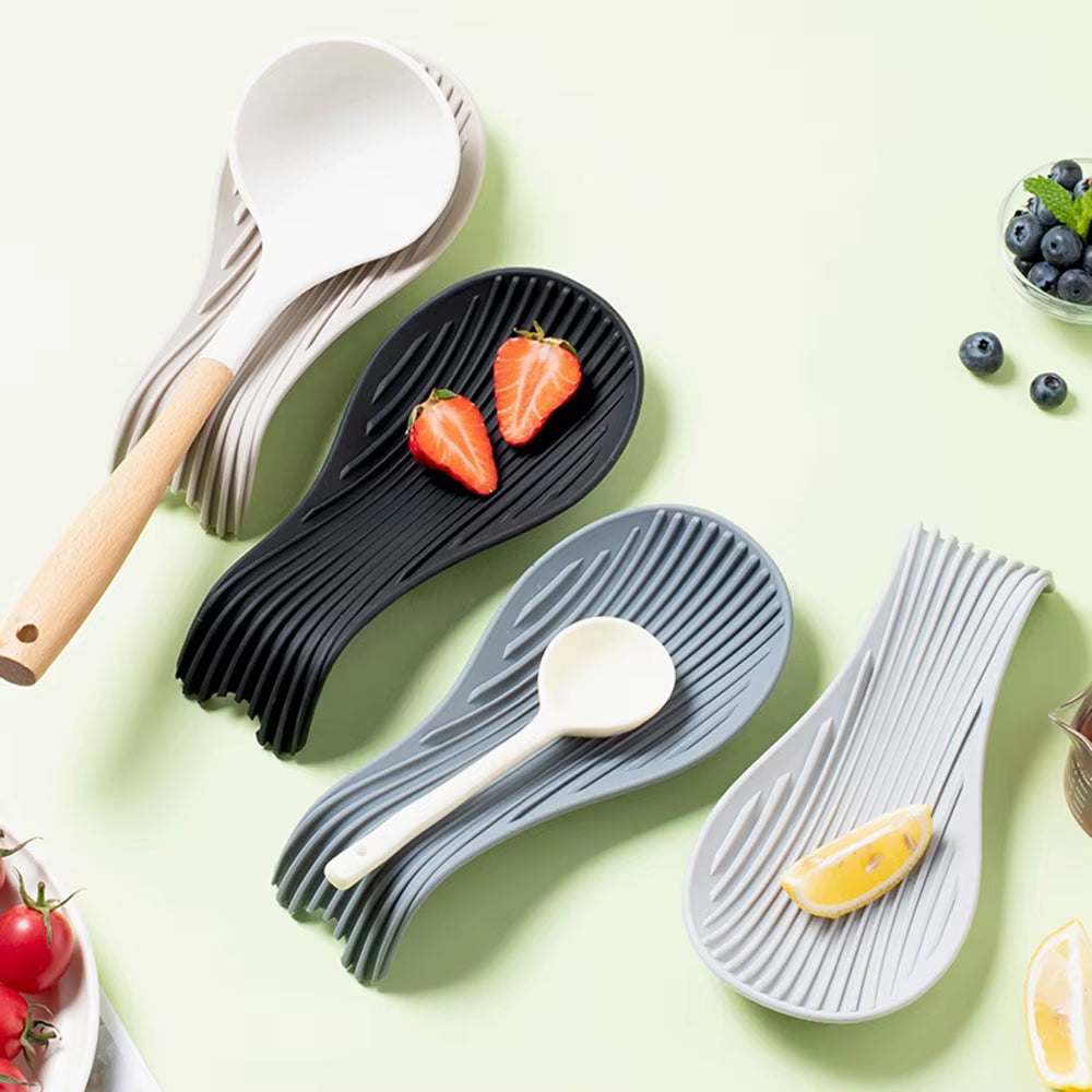 Multipack Silicone Spoon Holders– Heat-Resistant Easy to Clean